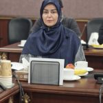 خانم دکتر خسروی مدیرکل توسعه گردشگری سازمان منطقه آزاد کیش